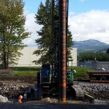 Boivin Creek Pedestrian Bridge Foundation - Pile Driving & Foundations