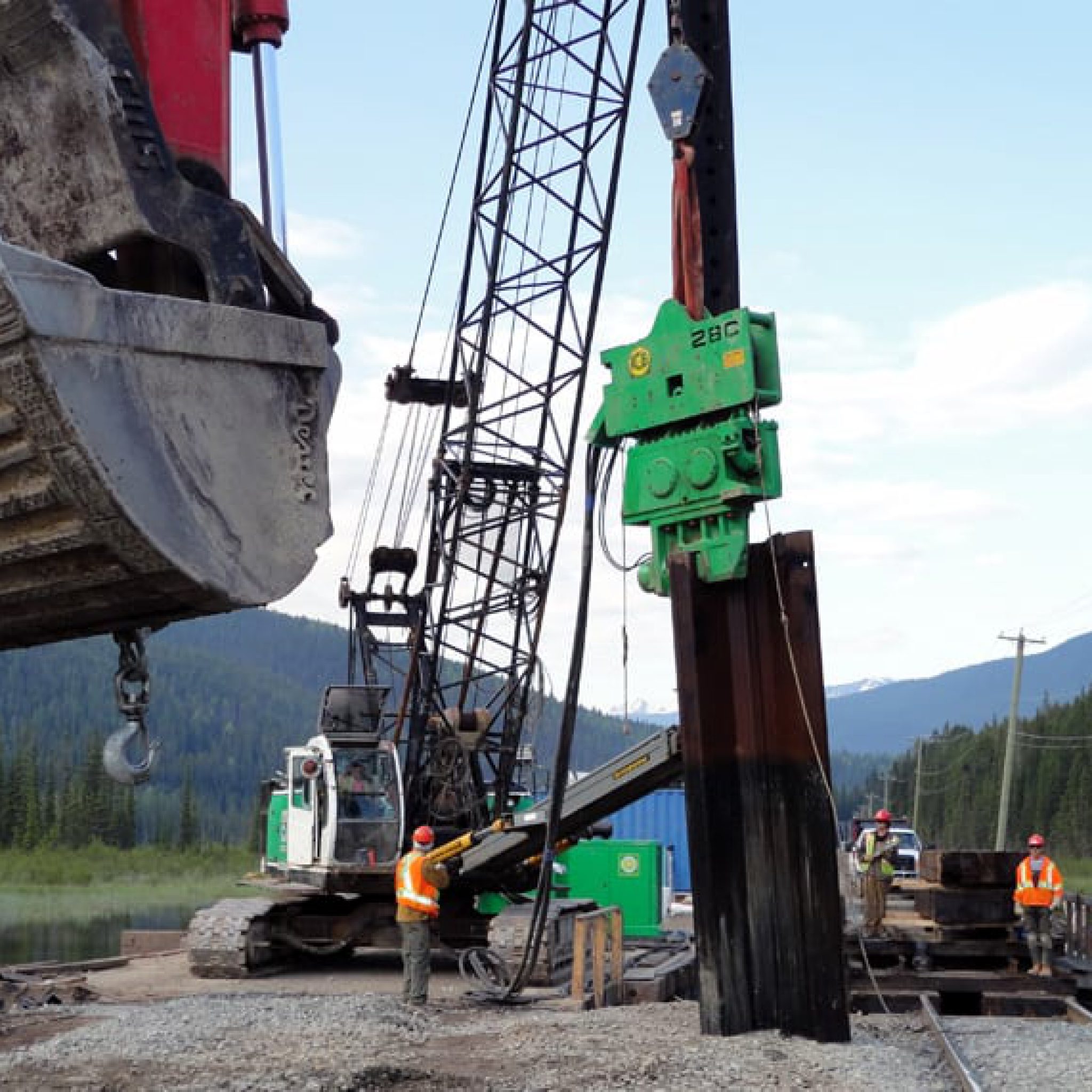 Rail Bridge Foundations - Johnston Construction