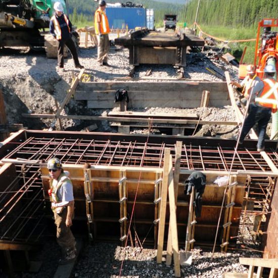 Rail Bridge Foundations - Johnston Construction